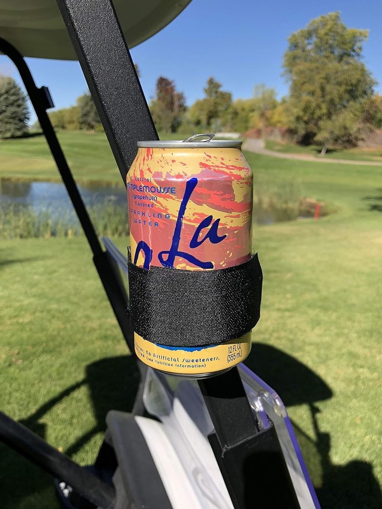 Secure Magnetic Mount Holder for Golf Rangefinder & Towel - Quick Access Strap