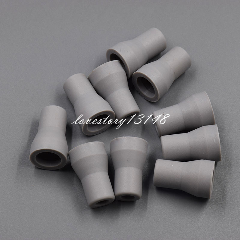 5 Pcs Dental Saliva Ejector Weak Suction Rubber Snap Tip Adapter Replacement