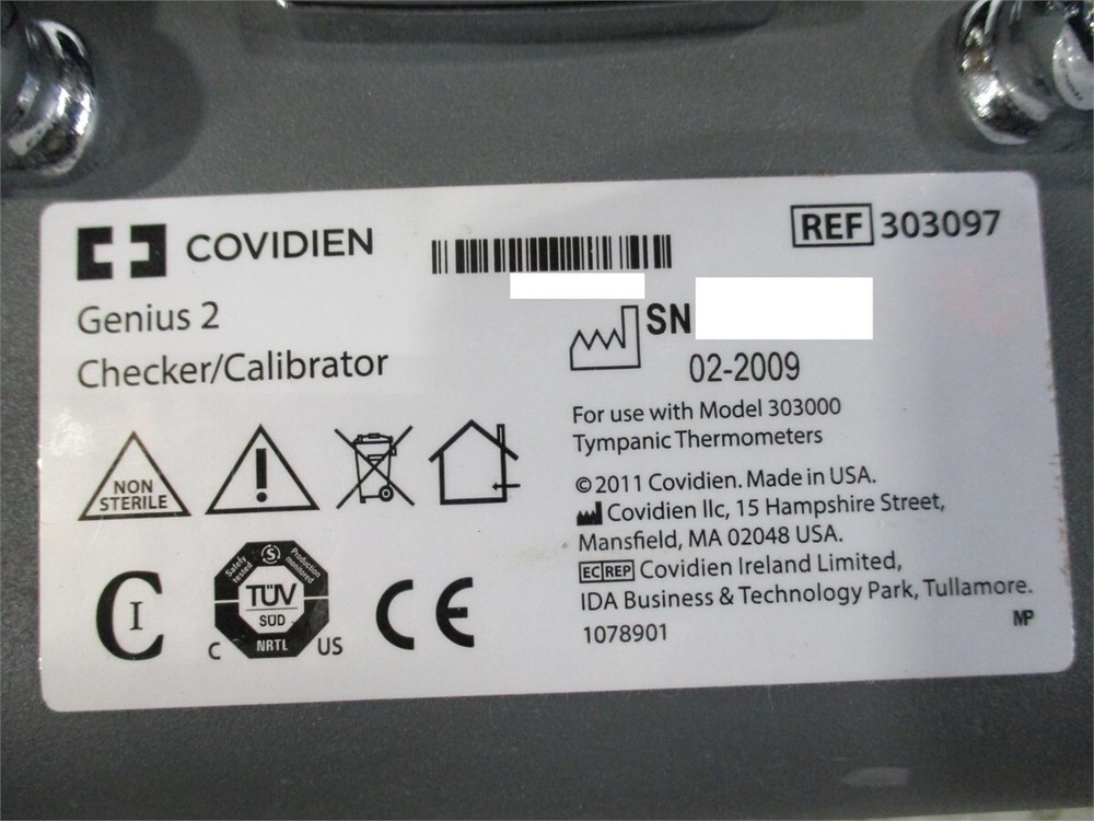Covidien Genius 2 Checker/Calibrator REF 303097