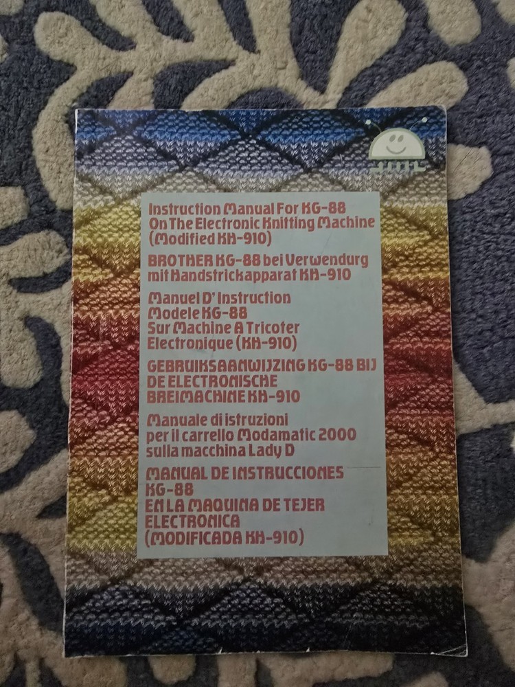 Brother KH-910 Manuals