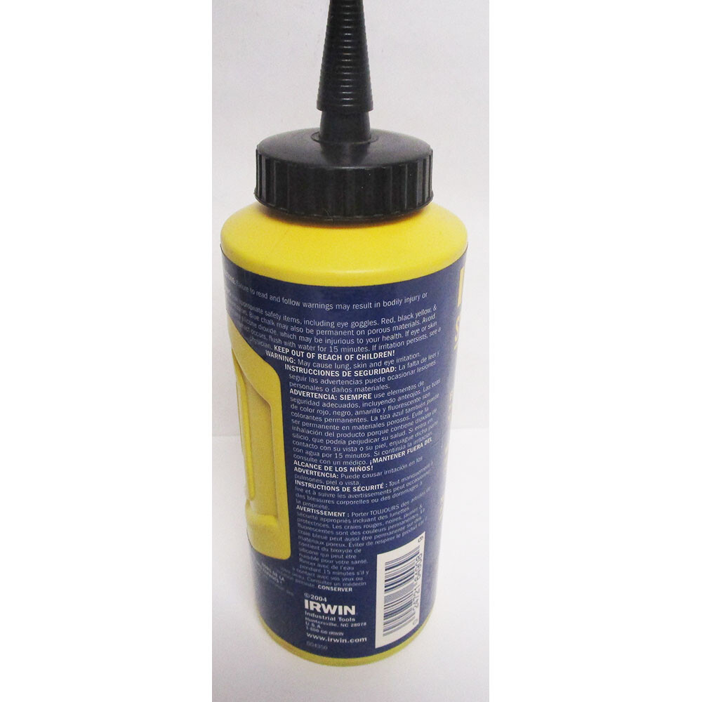 IRWIN 8 OZ BLACK PERMANENT MARKING CHALK #64908