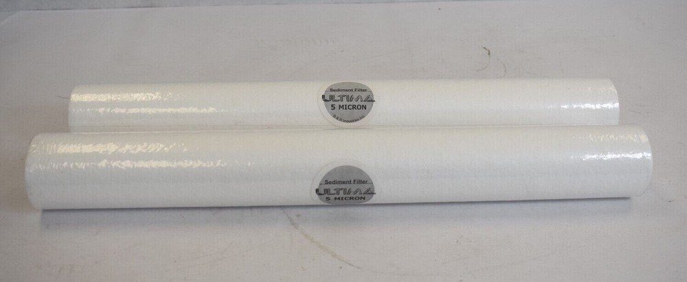 2 Pack Ultima 5 Micron Sediment Filter 2.5" x 20" B&R Industries