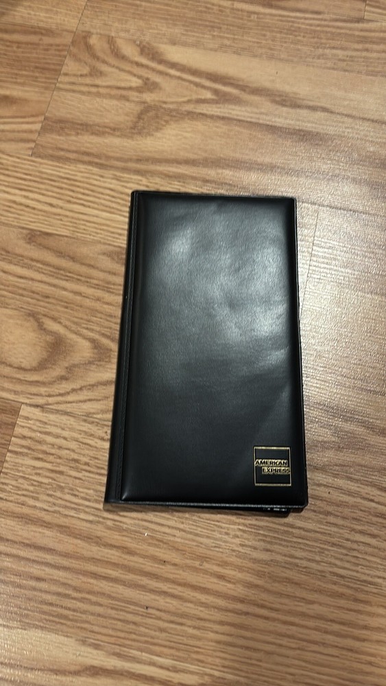 American Express Guest Check Folio Cover EUC Notebook Folder EUC
