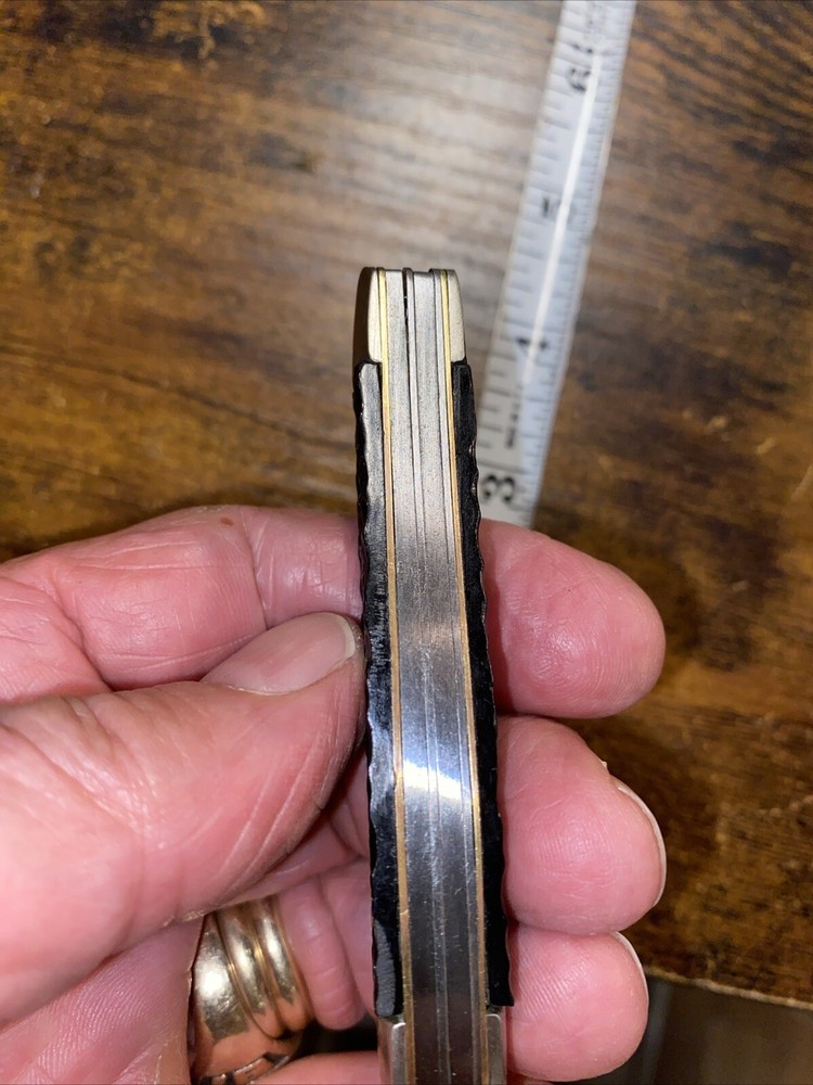 Vintage Nutmaster 3 Blade Folding Knife Made In USA
