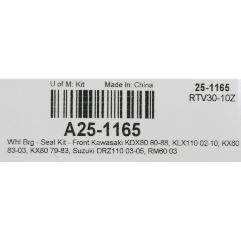 Moose Front Wheel Bearing Kit - A25-1165