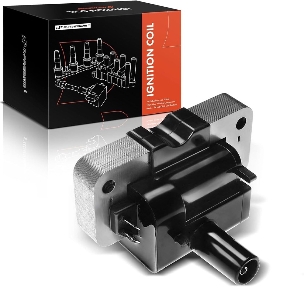 Engine Ignition Coil Pack Compatible with Frontier Xterra 1999-2004 Black