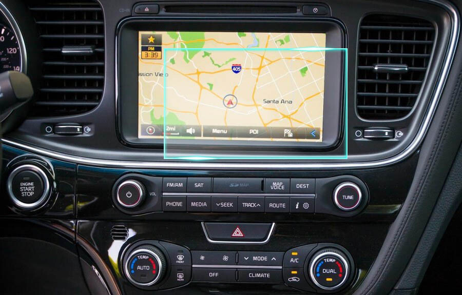 Crystal Clear Screen Protector for 2015 Kia Optima Vehicle Navigation