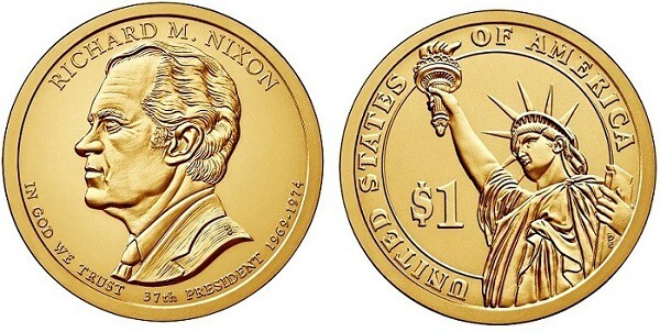2016 D Richard Nixon Presidential Dollar From Mint Roll