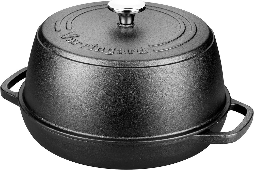 Cast Iron Dutch Oven Pot with Lid for Bread Baking