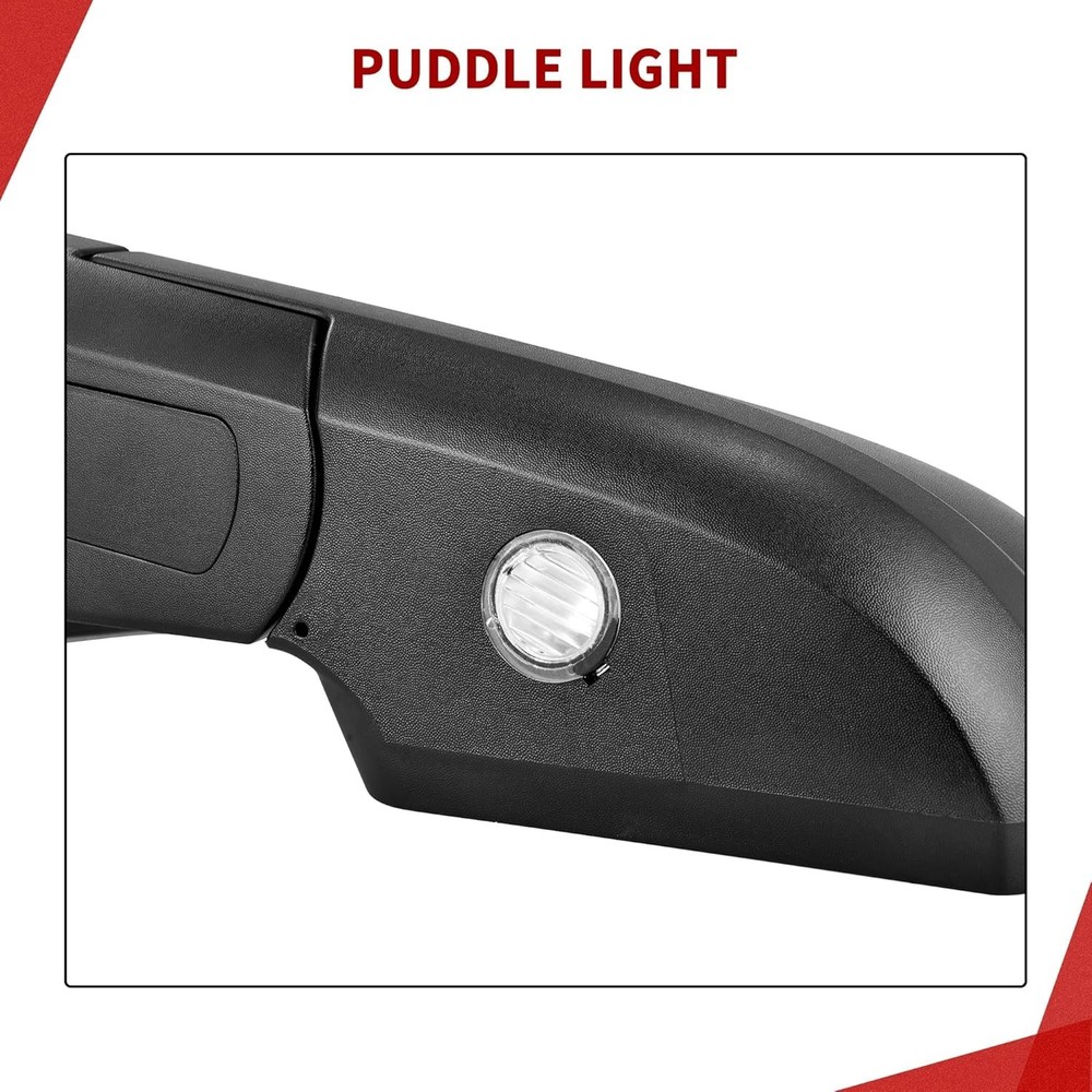 Manual Folding Towing Mirror for 2007-2013 Tundra - Enhanced Visibility Features