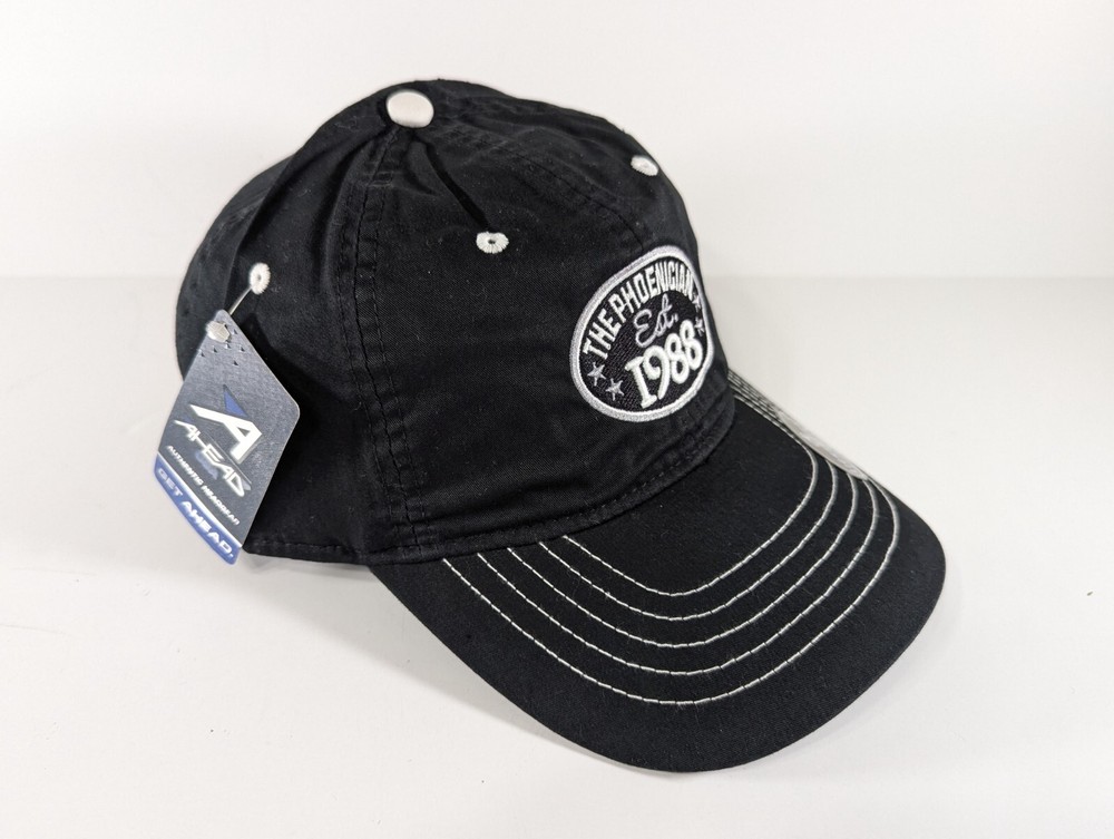 Ahead The Phoenician Hat Cap Strapback Black Golf Classic Fit Lightweight