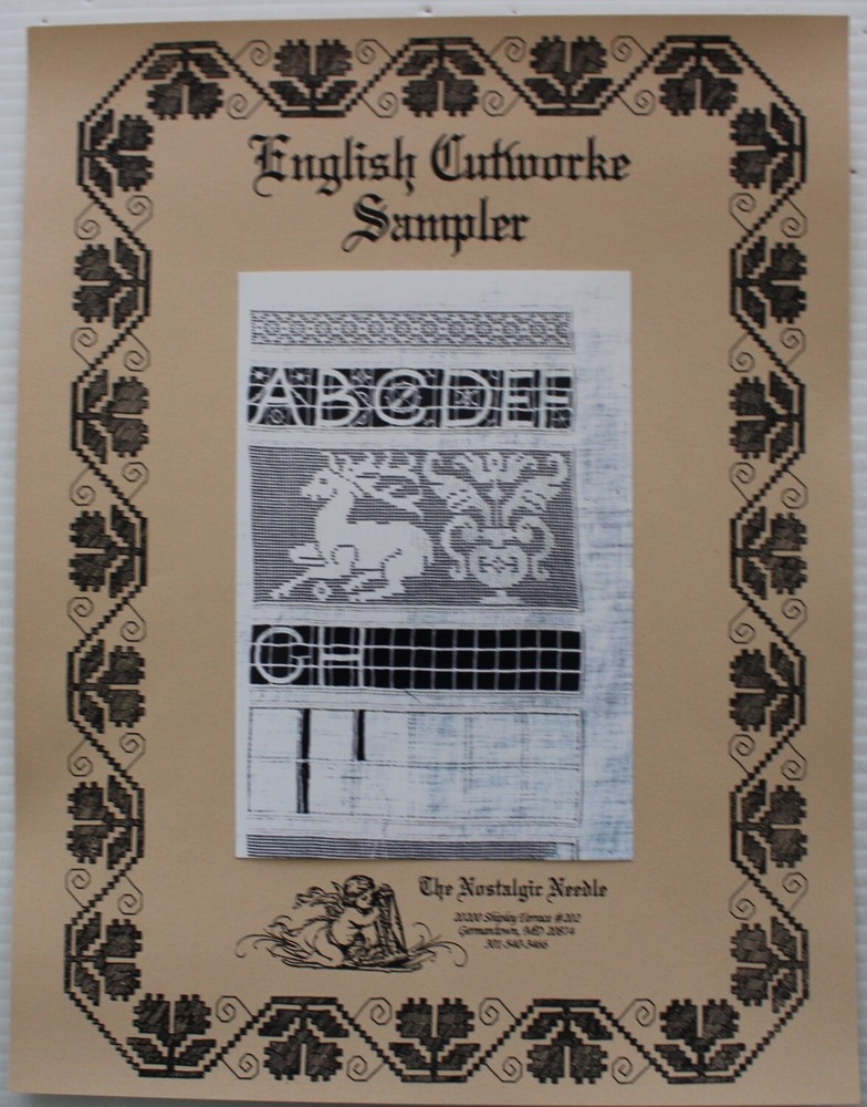 English Cutworke Sampler - by Nostalgic Needle