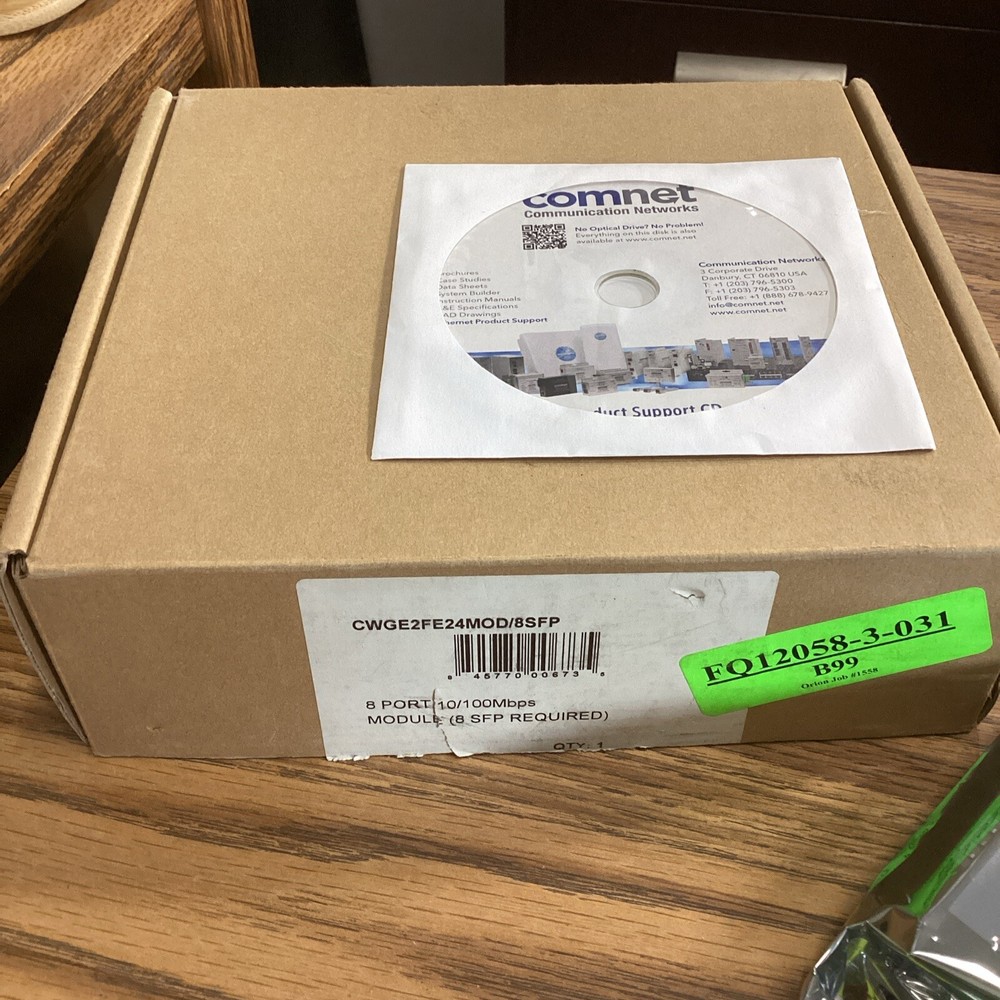 Comnet CWGE2FE24MOD/8SFP 8 Port 100MBPS SFP Module 🟠
