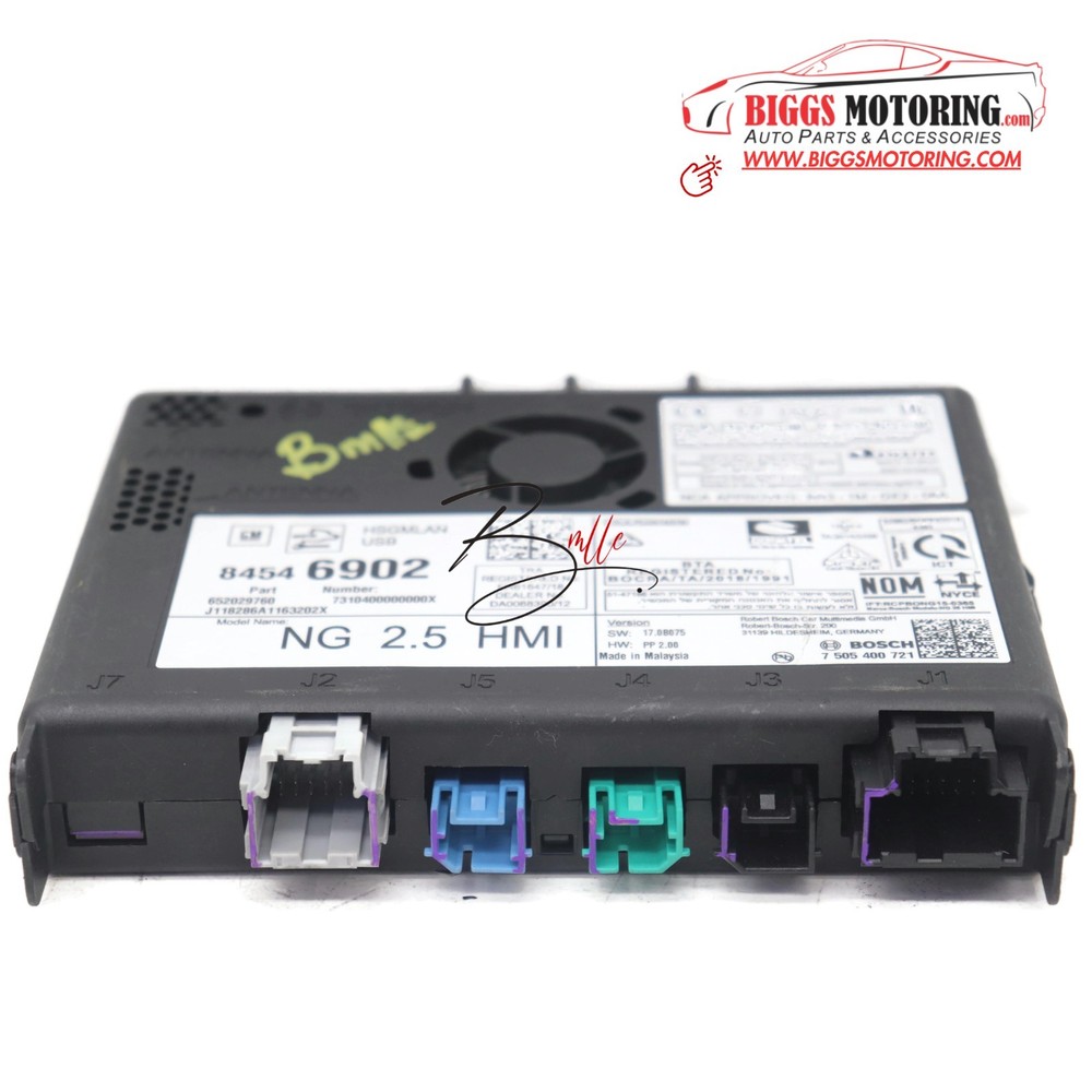 2018-2020 Chevy Silverado 1500 2.5 Human Machine Interface Module HMI 84546902