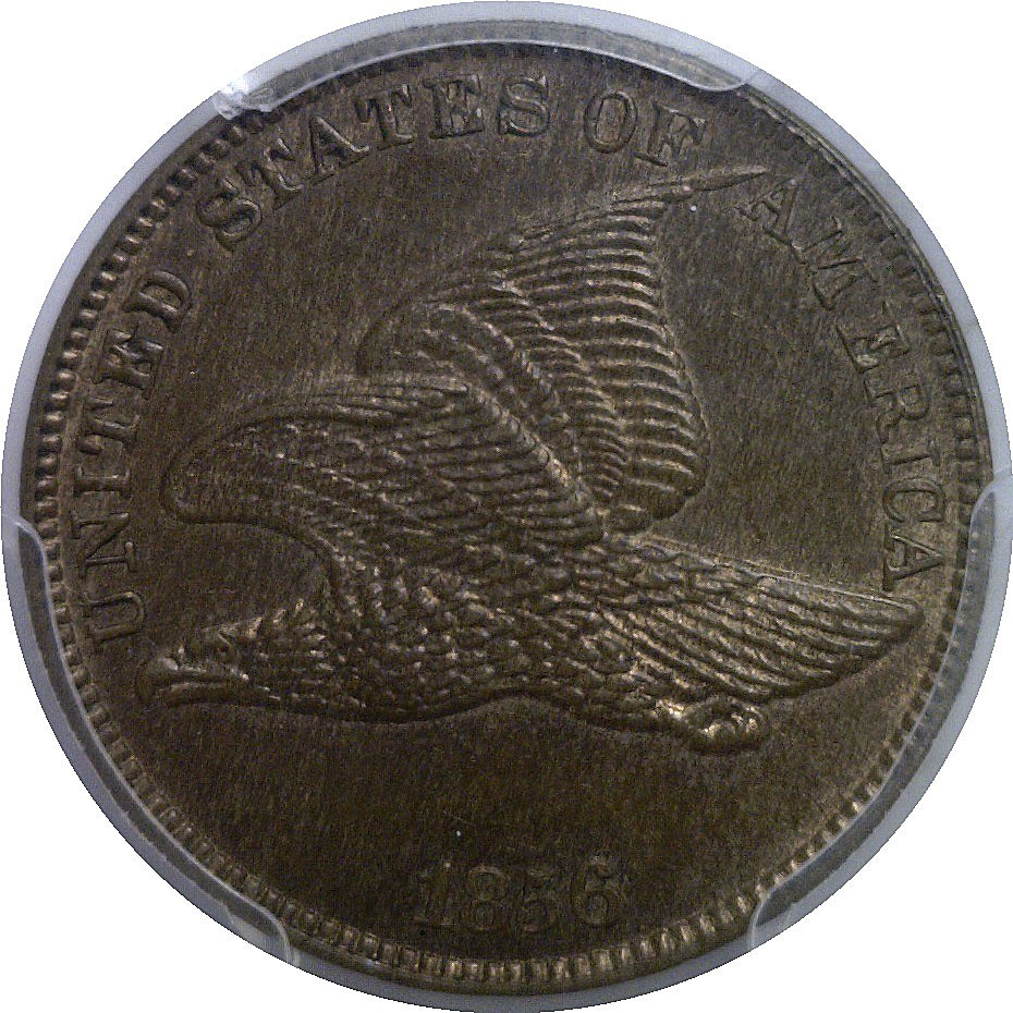 1856 Flying Eagle Cent PCGS PR-65 CAC