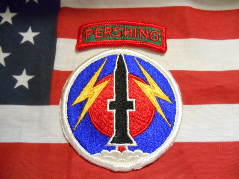 56TH FIELD ARTILLERY COMMAND BDE WITH PERSHING TAB COLOR SSI PATCH