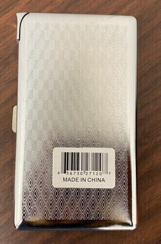 Never Sarcastic Bunny Em1 100's Size Cigarette Case with Built in Lighter Wallet