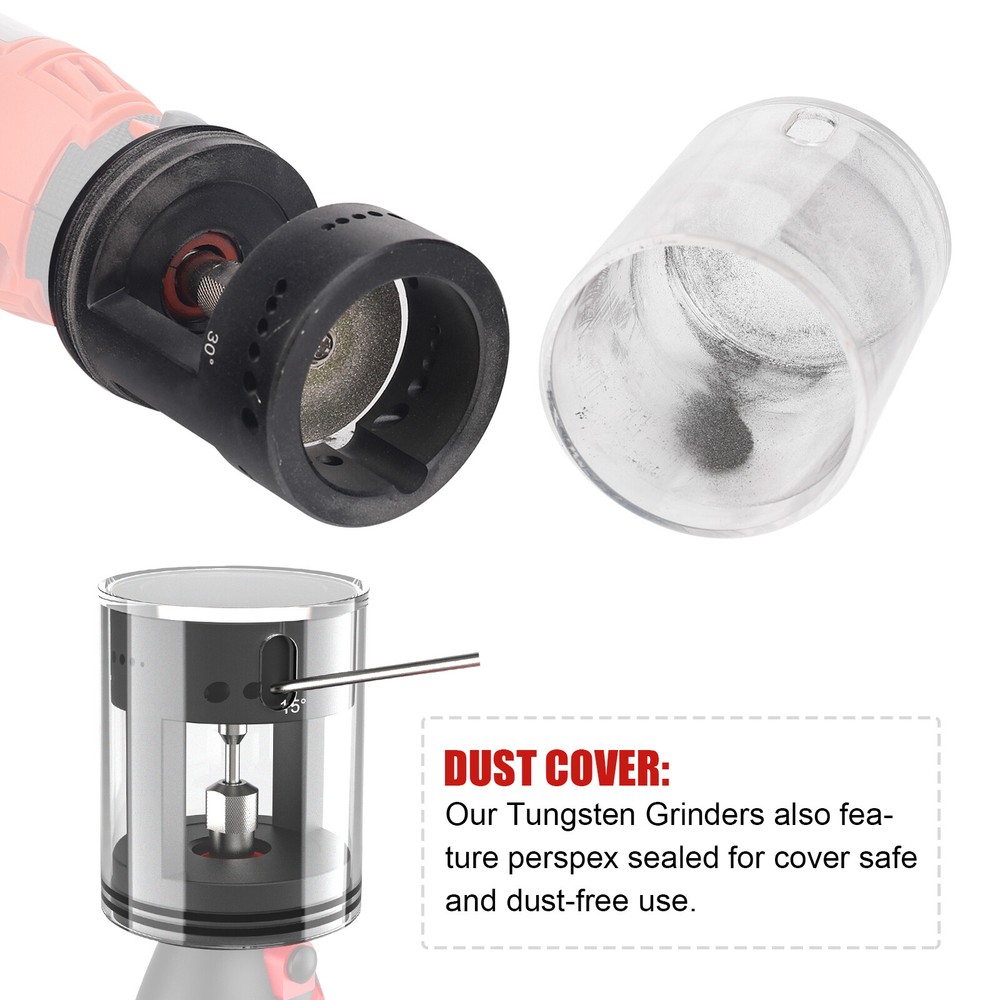 TIG Welding Tungsten Grinder Sharpener Multi-Angle offset Cut-off Tool