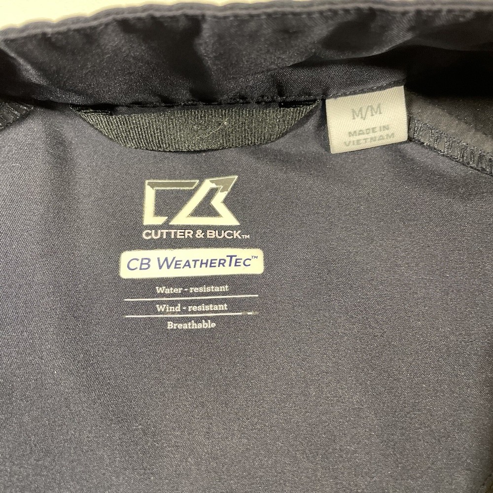 Cutter & Buck 1/2 Zip Pullover Men’s Medium Navy Wind Water Resistant Golf