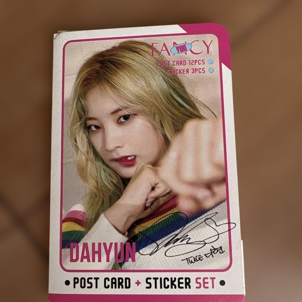 TWICE Dahyun Post Card 12 piece set & 3 Sticker set