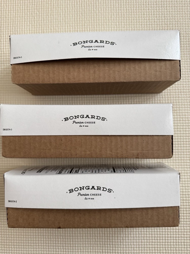 Bongards Premium American Cheese Pasteurized Process 3-Pack (6 lbs) Government