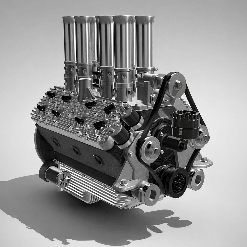 Ford Flathead Stacked Injection Twin Spark