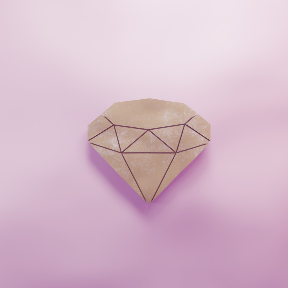 Diamond cookie cutter