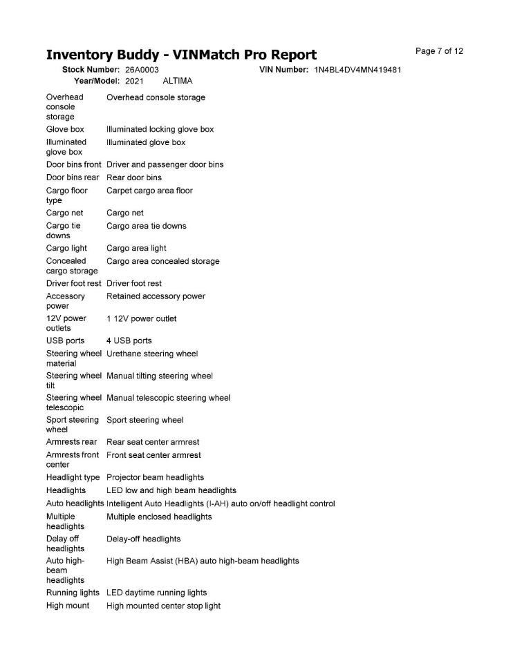 Air Shutter Fits 19-22 ALTIMA 2106050