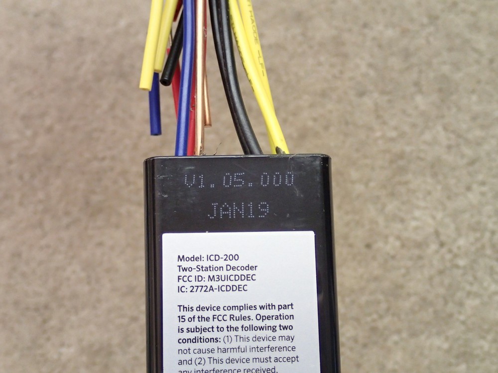 Hunter ICD-200 2 Station Decoder Nice Old Stock