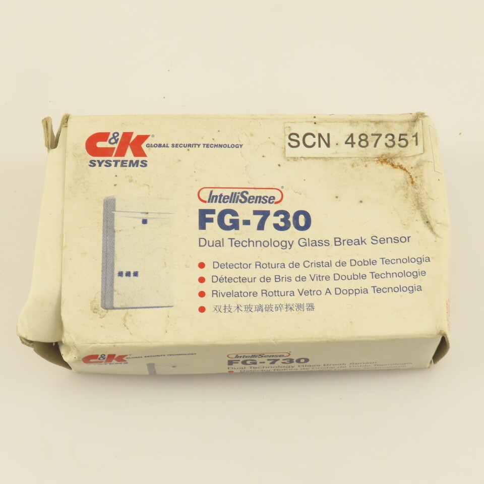 C&K Systems FG-730 Dual Technology Glass Break Sensor