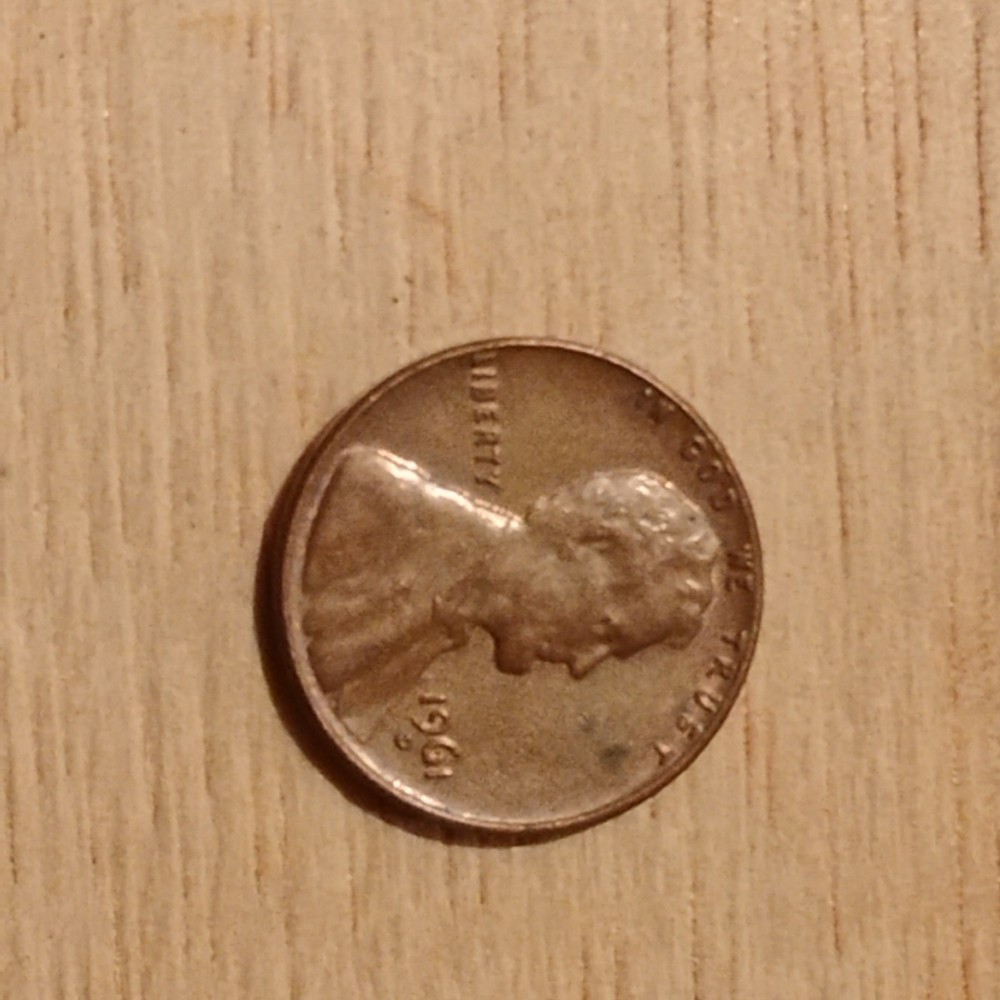 1961 D Lincoln Cent Error DDO Mint State coin