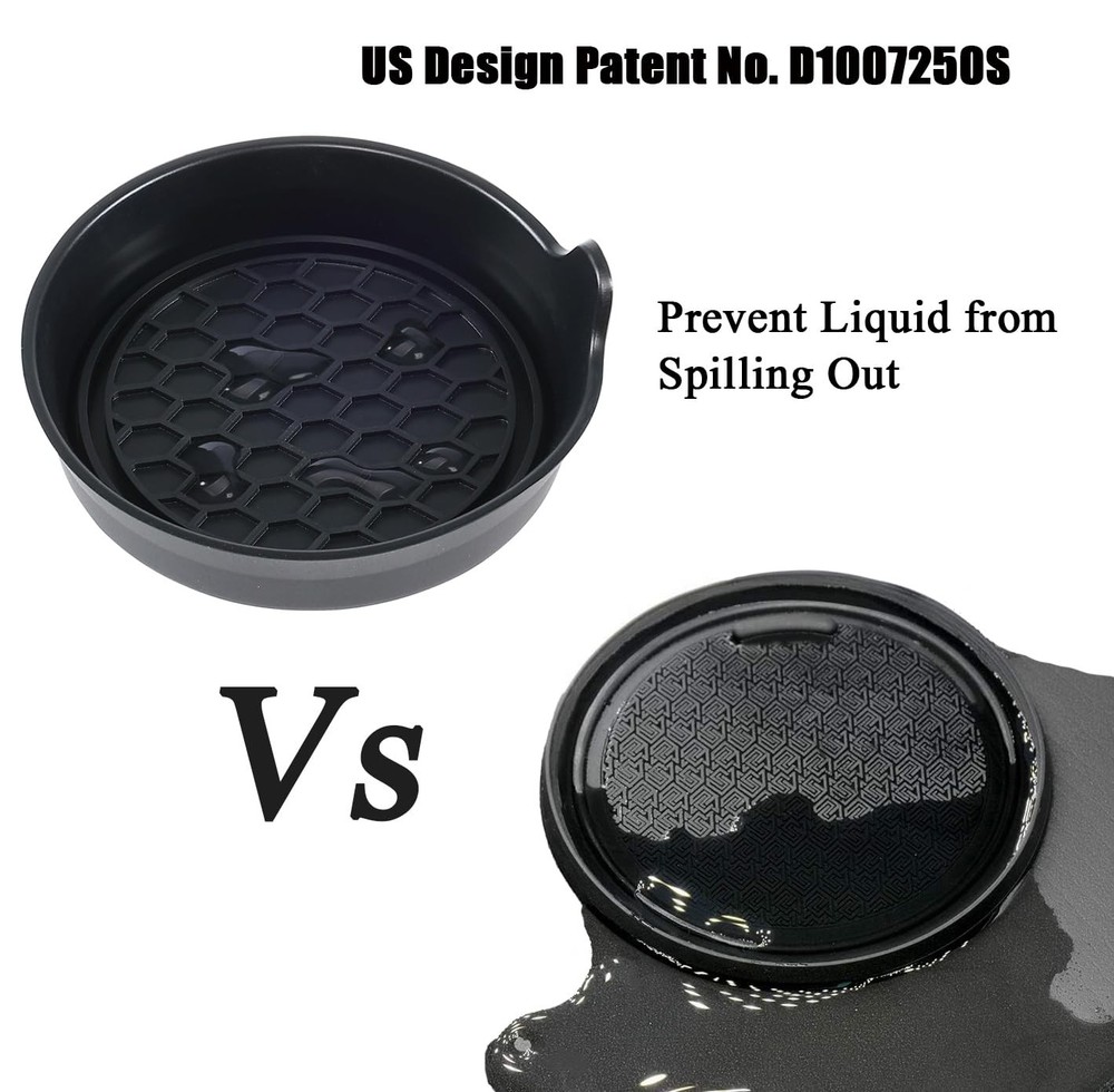 Universal Waterproof Car Cup Holders - Non-Slip Sift-Proof Coasters 4 Pack