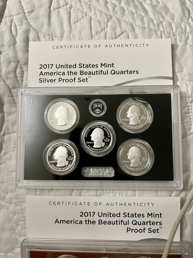 2017-S Silver Proof Set US Mint 10 Coins 90% Silver w/ Box & COA
