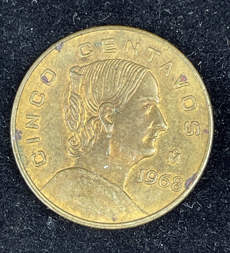 1968 Mexico Cinco Centavos - Nice Coin