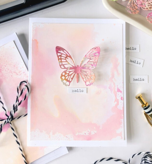 NEW Tim Holtz MINI DETAILED BUTTERFLIES 4pc Thinlits Dies #661802 by Sizzix