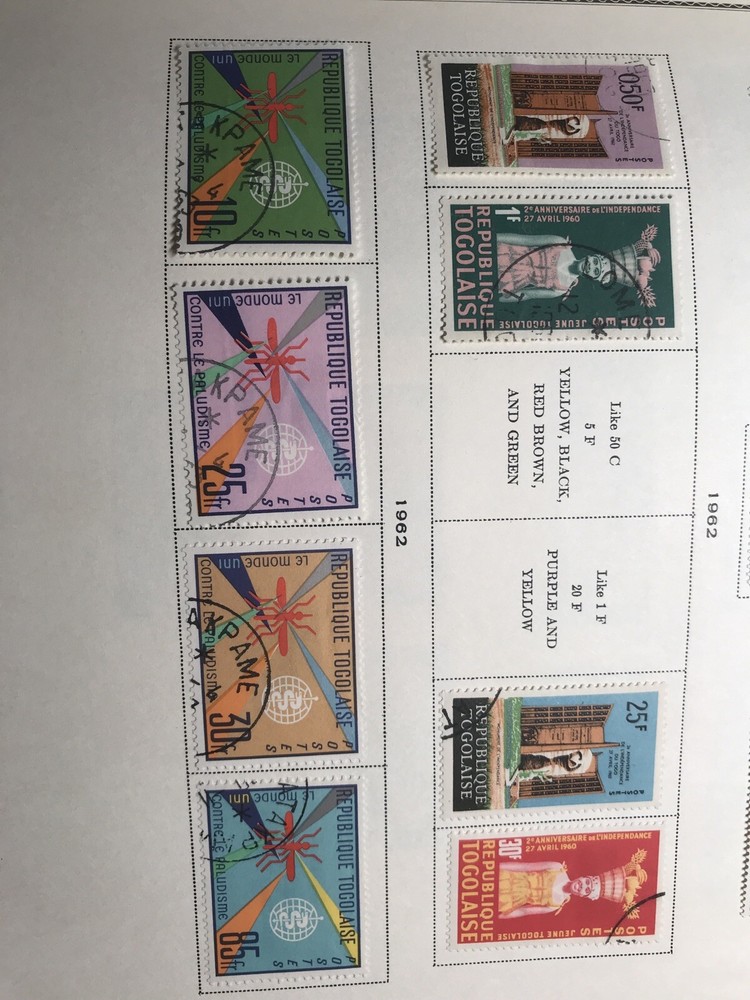 Togo Stamps Used
