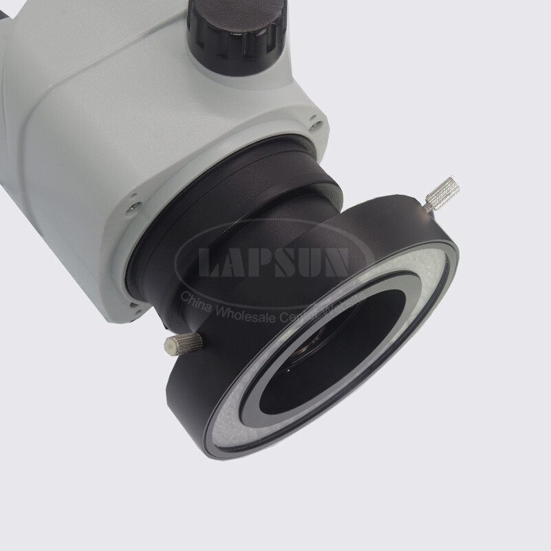 10W/12W 144 LED Ring Light 73mm Illuminator Lamp For Industry Microscope Camera