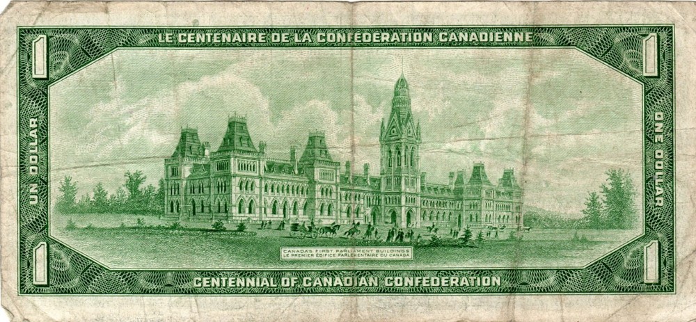 Banknote Canada P84a 1 Dollar 1967