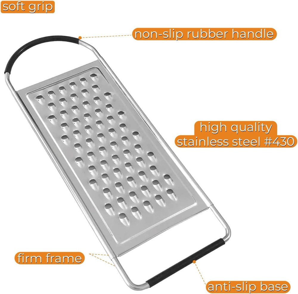 Stainless Steel Flat Coarse Grater