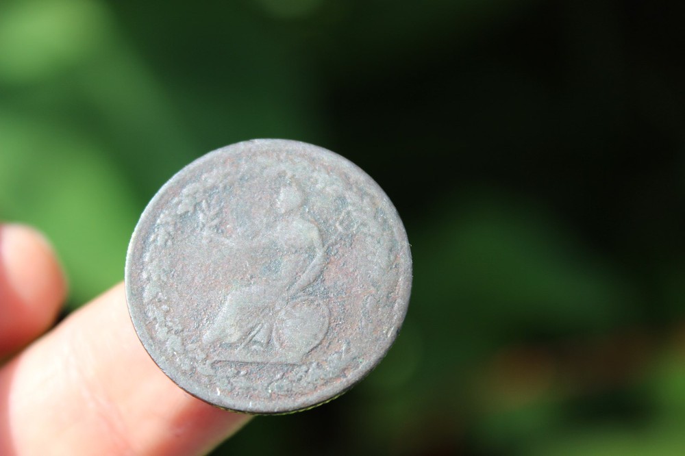 Canadian Half Penny token, Spread Eagle, 1814