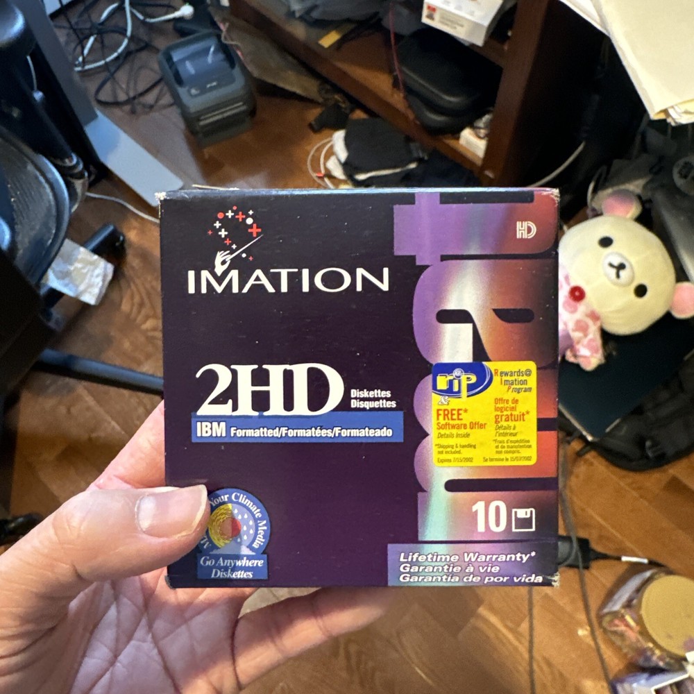 10 FLOPPY DISK IMATION 2HD SEALED