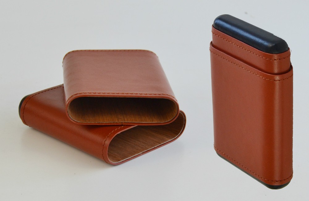 Leather Cigar Case Leather Cigars Case Mastro de Paja
