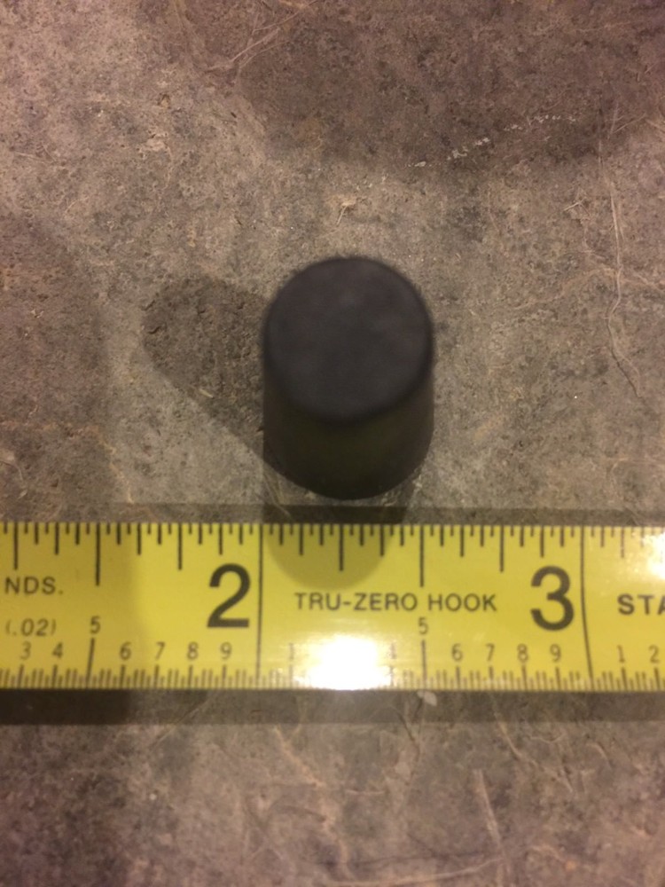 (5) Size #00 Rubber Stopper PlugsBungs For Vials & Test Tubes