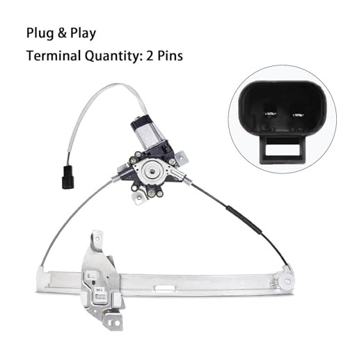 Front Left Driver Side Power Window Regulator with Motor Assembly, for 2000