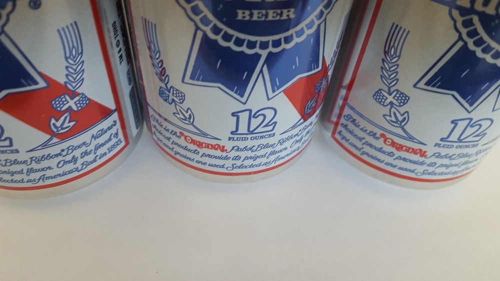 PBR Godzilla Pabst Blue Ribbon Beer 12 oz (3) Cans Attack PETER EMPTY..EMPTY..