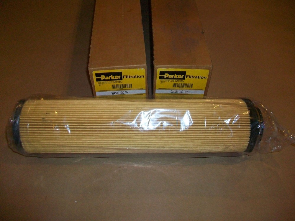 2pc Parker Hydraulic Filter Element  9244589 03C VH    NEW IN BOX