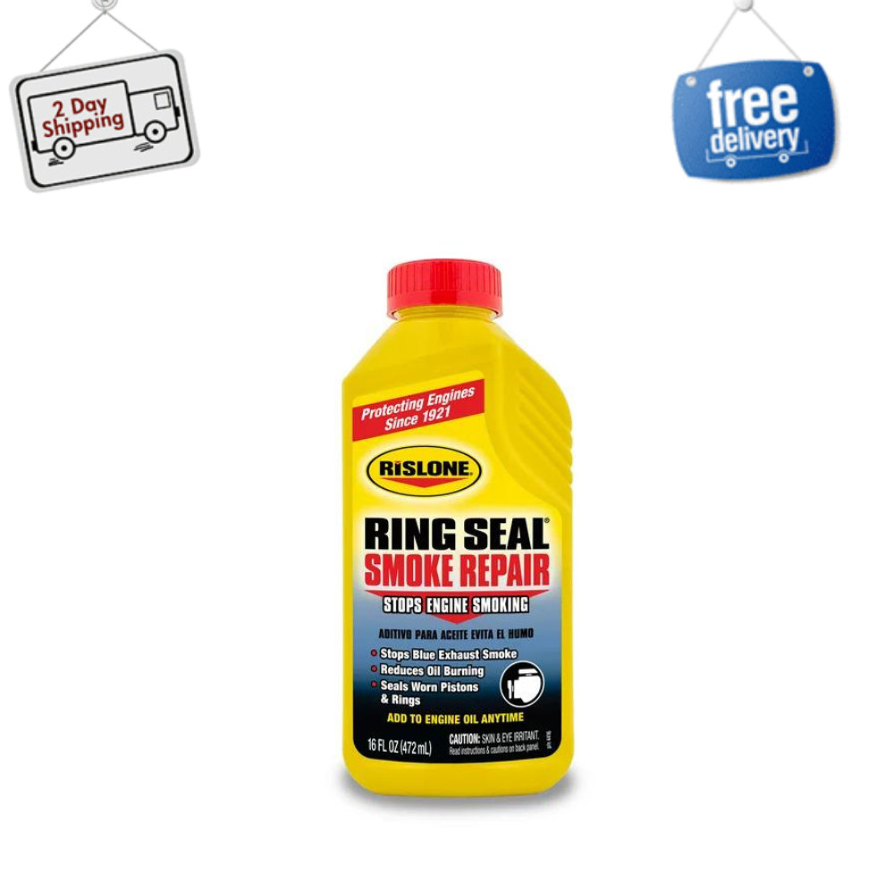 Rislone Ring Seal Smoke Repair Additive, Stops Engine Smoking - 16 Oz - 2 Pack