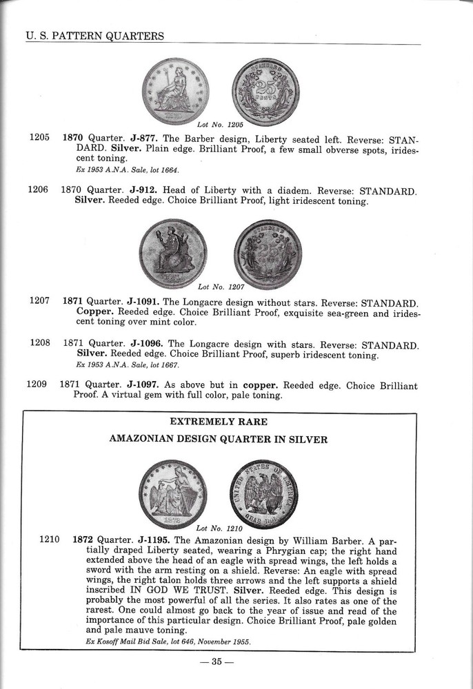 THOMAS BERGIN COLLECTION OF PATTERNS IN THIS CATALOG