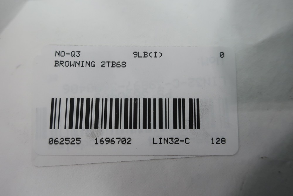 Browning 2TB68 2 Groove V-belt Sheave