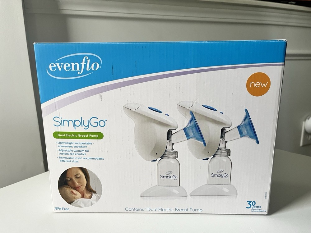 Evenflo Advanced Double Dual Electric Breast Pump New-Open Box-READ